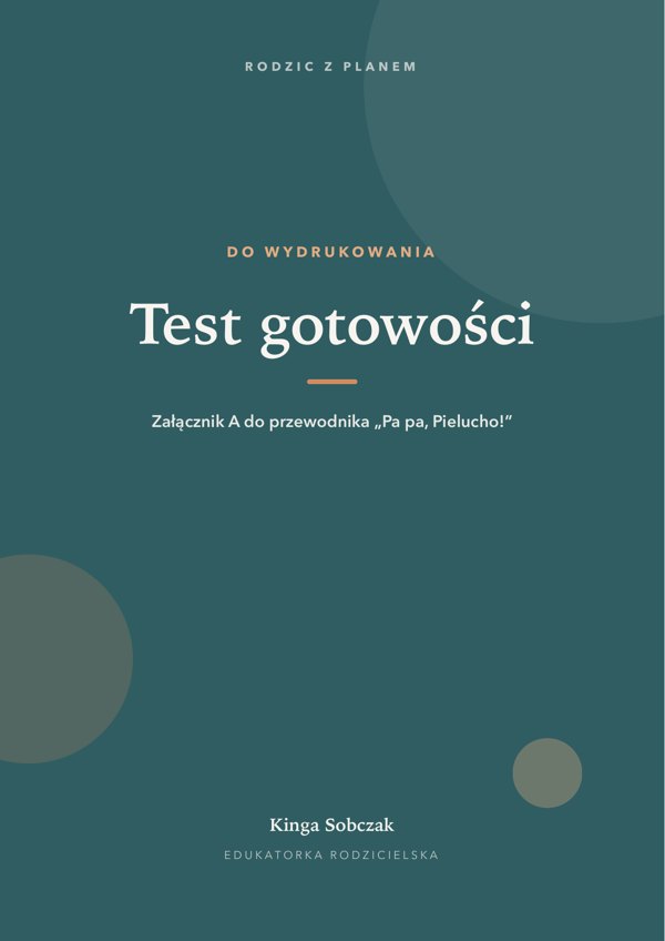 Okładka załącznika „Test gotowości do wydruku”